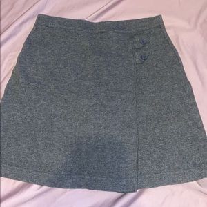grey skirt with shorts inside
